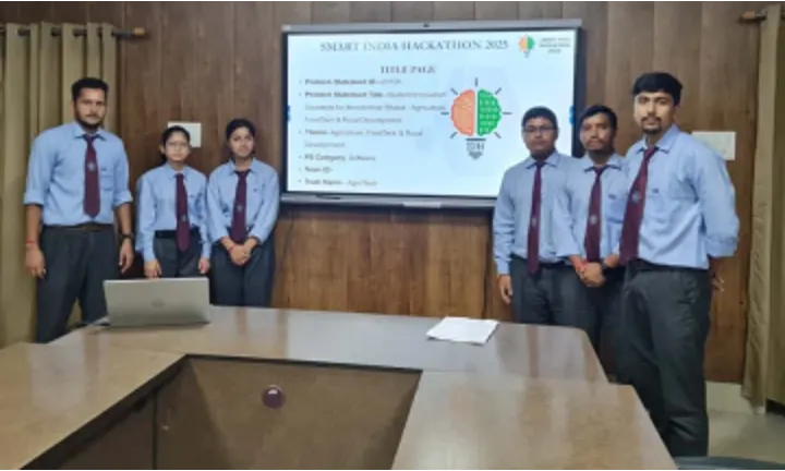 Winning Team : AgroTech (Team Members: Sandeep Singh Negi & Team) showcasing “Mitti Mitra” AI-Powered Virtual Soil Testing & Smart Farming Solution for Sustainable Agriculture
