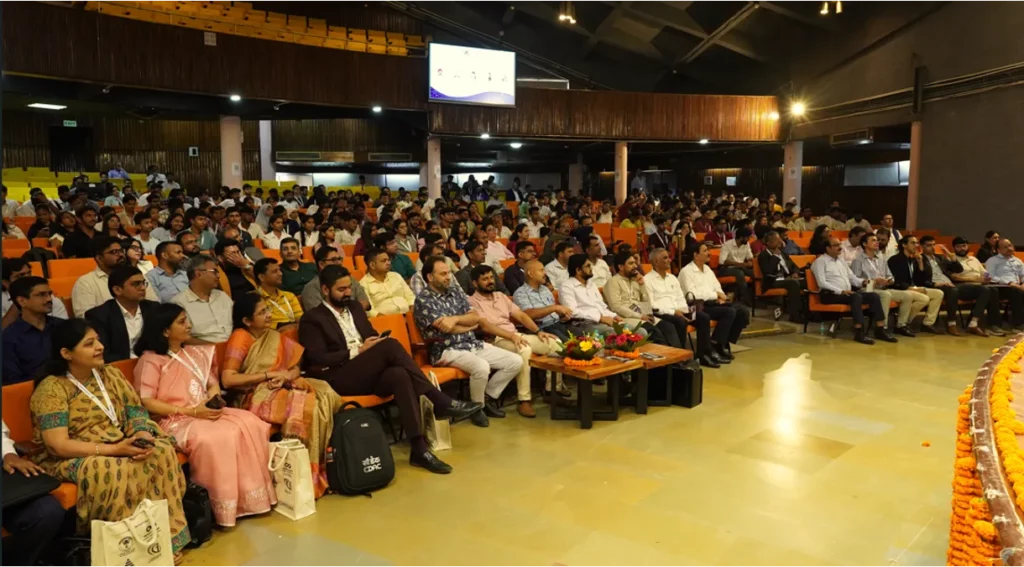 Participants at Dogra Hall, IIT Delhi for Emerging Tech Conference 2025 by Vision AI India